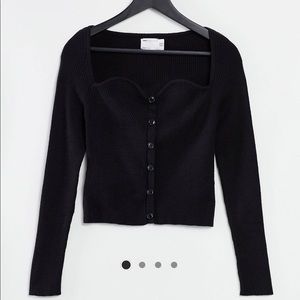 ASOS Sweetheart Knit Cardigan